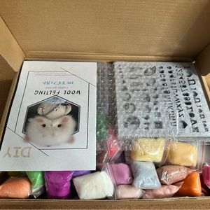 Needle felting kit bought it off Amazon and kind of forgot about it.